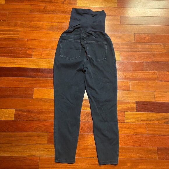 Spanx Maternity Mama Jeans-ish Jeans XL Dark Wash Skinny - Picture 3 of 10